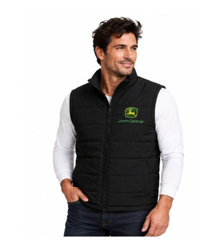 Blouson John Deere Sans Manches Noir