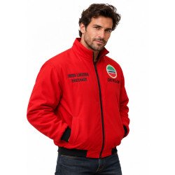 BLOUSON LAVERDA MOTO COULEUR ROUGE