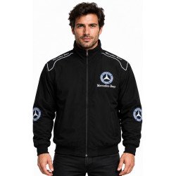 BLOUSON MERCEDES DE COULEUR NOIR