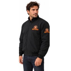 BLOUSON MOTOBI MOTO COULEUR NOIR