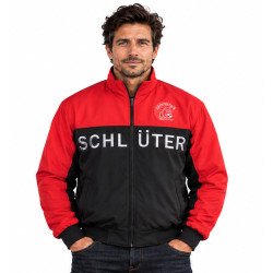 BLOUSON SCHLÜTER COULEUR ROUGE & NOIR