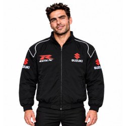 JACKET SUZUKI 1000 GSX R MOTORCYCLE COLOR BLACK