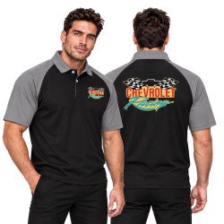 POLO CHEVROLET RACING DE COLOR BLACK AND GREY