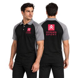 POLO CITROEN SPORT DE COLOR BLACK AND GREY