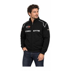 JACKET CORVETTE DE COLOR BLACK