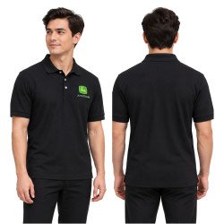 POLO JOHN DEERE DE COLOR BLACK