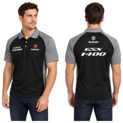 POLO SUZUKI GSX1400 DE COLOR BLACK AND GREY