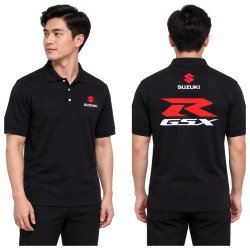 POLO SUZUKI GSXR DE COLOR BLACK