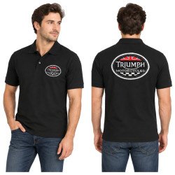 POLO TRIUMPH DE COULEUR NOIR