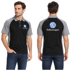 POLO VOLKSWAGEN DE COULEUR NOIR ET GRIS