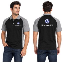 POLO VOLKSWAGEN SCIROCCO DE COULEUR NOIR ET GRIS