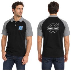 POLO VOLVO TRUCKS DE COULEUR NOIR ET GRIS