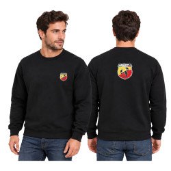 ABARTH LARGE CREST sweatshirt – front and back view