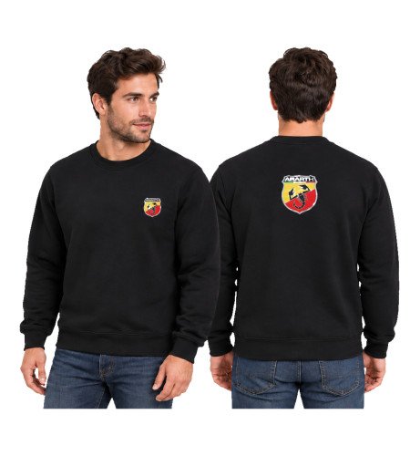 ABARTH LARGE CREST sweatshirt – front and back view