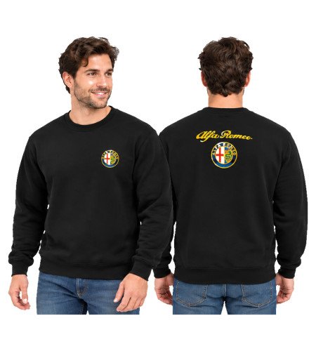 Sweat Alfa Romeo – vue de face et de dos
