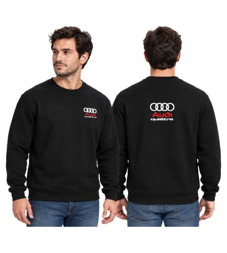 AUDI QUATTRO sweatshirt – front and back view