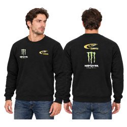 SUBARU MONSTER sweatshirt – front and back view