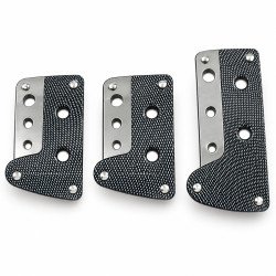 COUVRE PEDALS ALUMINIUM MOTORCYCLE SPORTS TYPE R