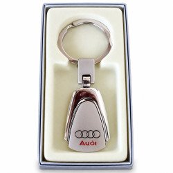 Porte-clés Audi En Acier 316L Chromé