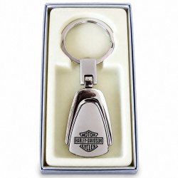 Porte-clés Harley-Davidson En Acier 316L Chromé