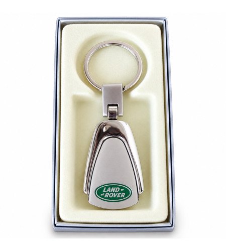 KEYRING LAND ROVER EN STEEL 316L CHROME