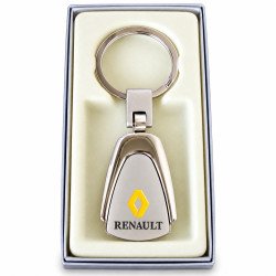 KEYRING RENAULT EN STEEL 316L CHROME