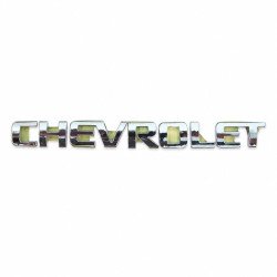 Lettrage décoratif Chevrolet chromé