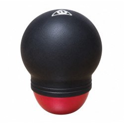 D1 black spherical gear knob with red base – single