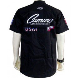 Chemise Chevrolet Camaro Team Racewear noir