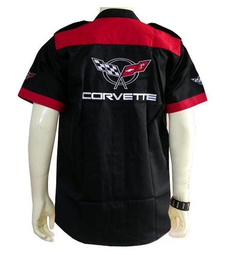 Chemise Chevrolet Corvette Team Racewear noir