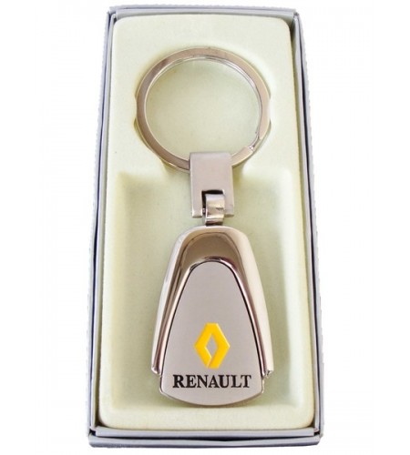 Porte-clés Renault en Acier 316L Chromé