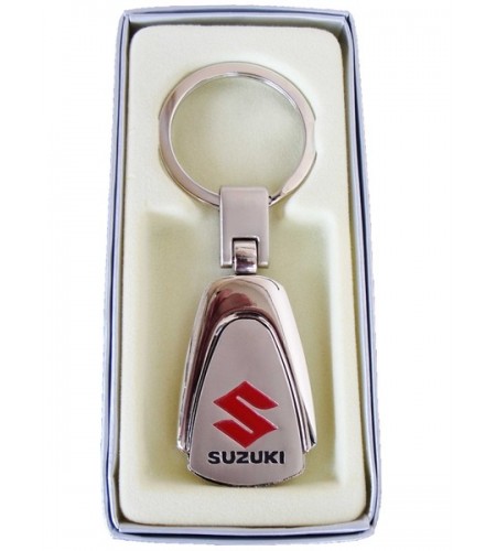 Porte-clés Suzuki en Acier 316L Chromé