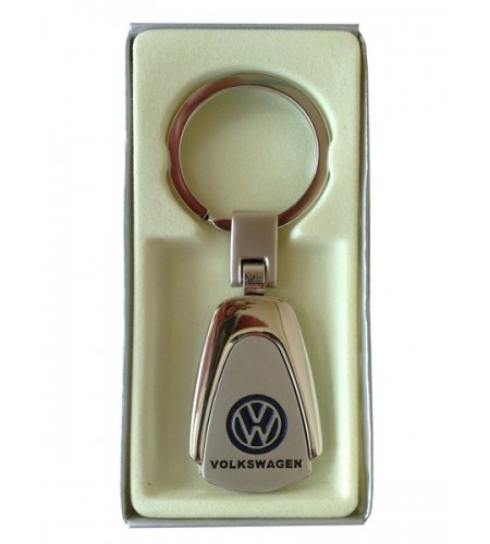 Porte - clés Volkswagen en métal chromé