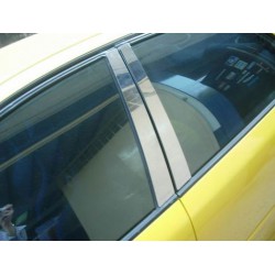 Protections montants de porte chrome Honda Civic