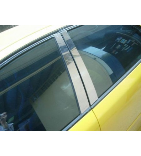 Protections montants de porte chrome Honda Civic