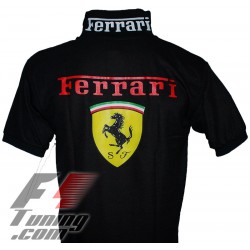 Polo Ferrari Team formule-1 noir