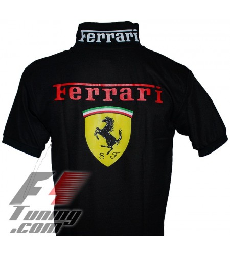 Polo Ferrari Team formule-1 noir